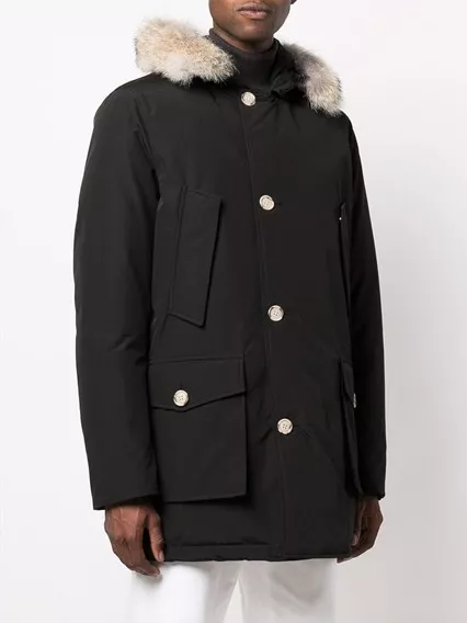 WOOLRICH ARCTIC DETACHABLE FUR PARKA - COD. CFWOOU0482MRUT0001 BLK BLACK WOOLRICH ARCTIC DETACHABLE FUR PARKA - COD. CFWOOU0482MRUT0001 BLK BLACK