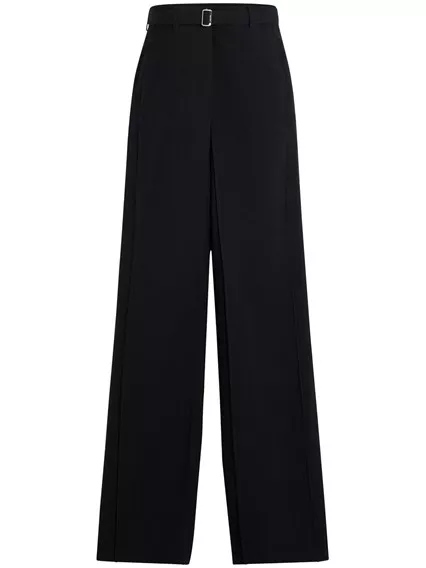 LANVIN pantaloni con cintura - COD. RW TR0013 6025 P25 10 BLACK LANVIN pantaloni con cintura - COD. RW TR0013 6025 P25 10 BLACK
