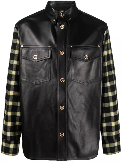 VERSACE blouson leather - COD. 1010263 1A07471 2B710 VERSACE blouson leather - COD. 1010263 1A07471 2B710