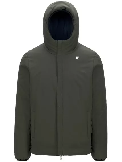 K-WAY JACK ST WARM DOUBLE - COD. K6128VW_UOMO AG5 BLUE D GREEN B K-WAY JACK ST WARM DOUBLE - COD. K6128VW_UOMO AG5 BLUE D GREEN B