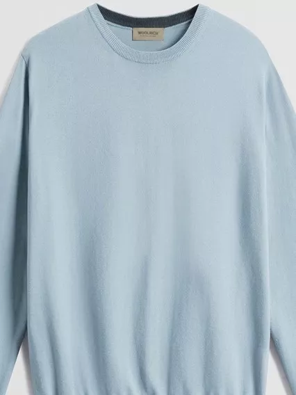 WOOLRICH LOGO COTTON CREWNECK - COD. CFWOKN0331MRUF0787 30133 FLASK WOOLRICH LOGO COTTON CREWNECK - COD. CFWOKN0331MRUF0787 30133 FLASK