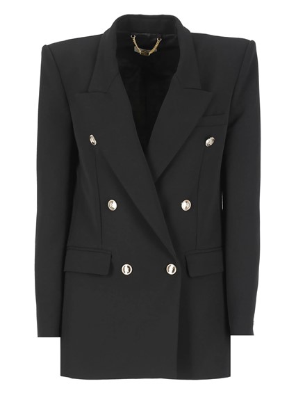 Elisabetta franchi Crepe jacket with gold buttons available