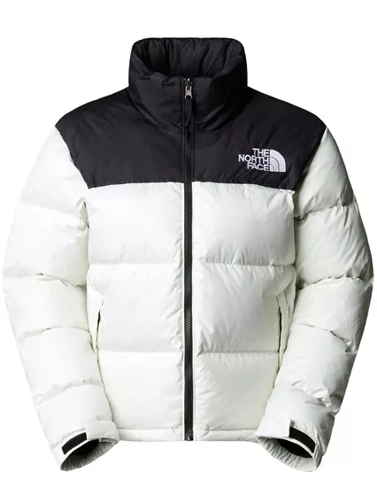 THE NORTH FACE retro nuptse jacket - COD. NF0A3XEOROU WHITE DUNE TNF BLACK THE NORTH FACE retro nuptse jacket - COD. NF0A3XEOROU WHITE DUNE TNF BLACK