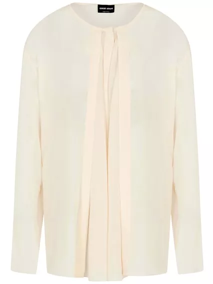 GIORGIO ARMANI Camicia in georgette di seta - COD. GW000818 TE10100 U1115 DUNE GIORGIO ARMANI Camicia in georgette di seta - COD. GW000818 TE10100 U1115 DUNE