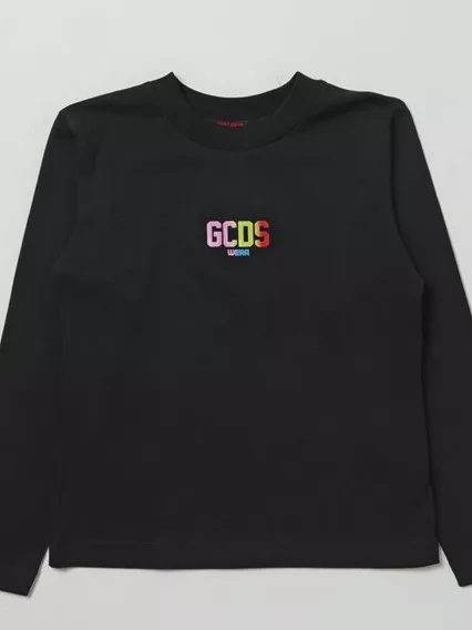 GCDS KIDS long sleeve t-shirt - COD. DC0001LAA20 60100 NERO/BLACK GCDS KIDS long sleeve t-shirt - COD. DC0001LAA20 60100 NERO/BLACK
