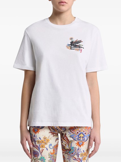 Tシャツ・カットソー ETRO Woman T-Shirt White WRMA0005AR362 W0001 Etro T-shirt available on Lorenzetti Boutique – 22563 - US