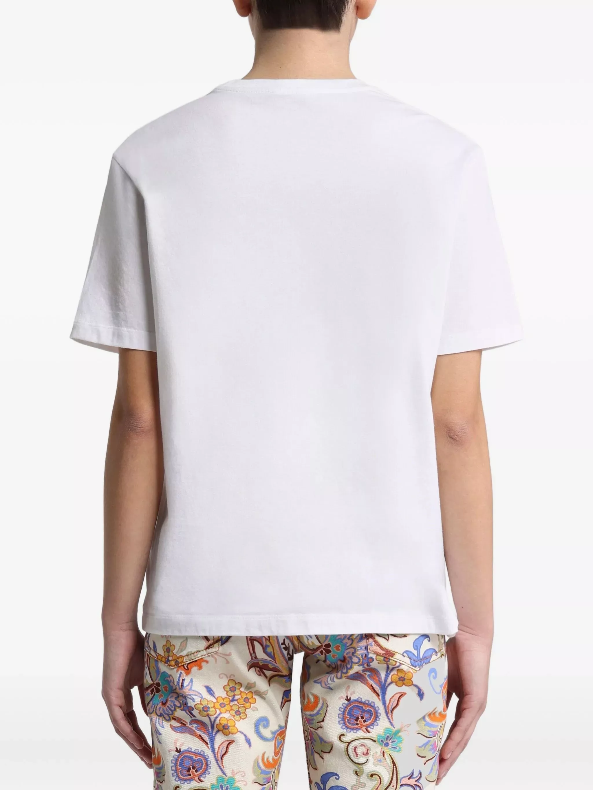 Tシャツ・カットソー ETRO Woman T-Shirt White WRMA0005AR362 W0001 Etro T-shirt available on Lorenzetti Boutique – 22563 - US