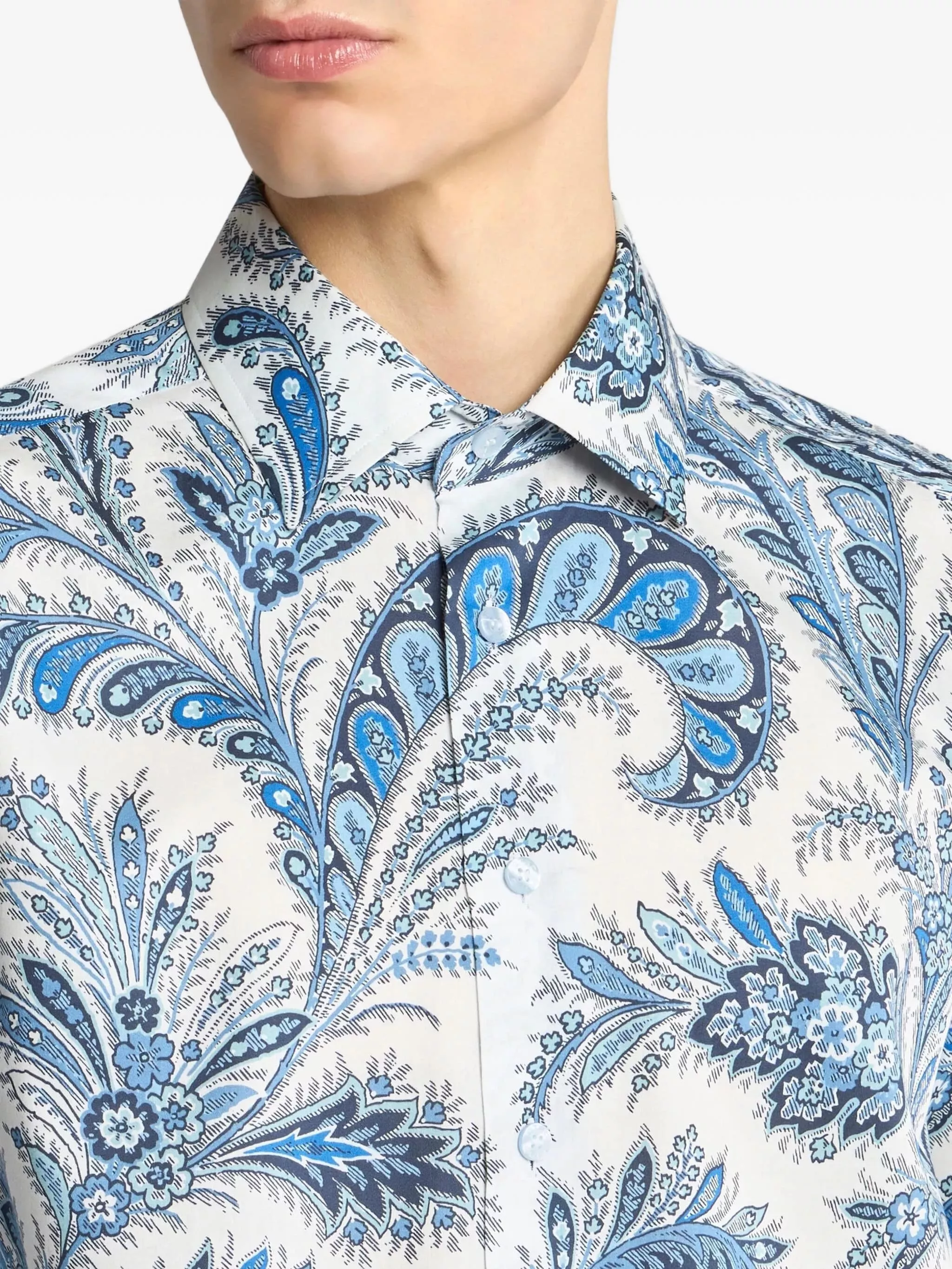 Tシャツ・カットソー ETRO FW24 Etro Roma Shirt (MRIB0001 AK334 X0880) Etro Shirt roma available on Lorenzetti Boutique – 23250 - DE