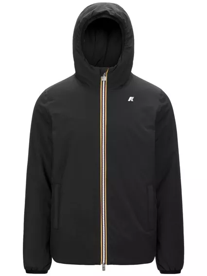 K-WAY JACK ST WARM DOUBLE - COD. K6128VW_UOMO AH3 BLACK PURE GREEN BLACKISH K-WAY JACK ST WARM DOUBLE - COD. K6128VW_UOMO AH3 BLACK PURE GREEN BLACKISH