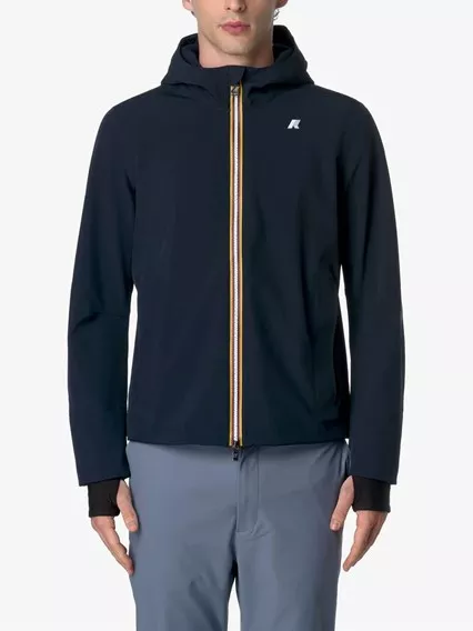 K-WAY JACKO BONDED - COD. K6131BW_UOMO A2B BLUE DEPTH BLUE DEPTH K-WAY JACKO BONDED - COD. K6131BW_UOMO A2B BLUE DEPTH BLUE DEPTH