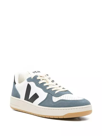 VEJA V-10 LEATHER - COD. VI0220863B WHITE BLACK CALIFORNIA VEJA V-10 LEATHER - COD. VI0220863B WHITE BLACK CALIFORNIA