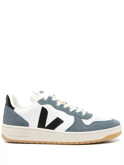 VEJA V-10 LEATHER - COD. VI0220863B WHITE BLACK CALIFORNIA VEJA V-10 LEATHER - COD. VI0220863B WHITE BLACK CALIFORNIA