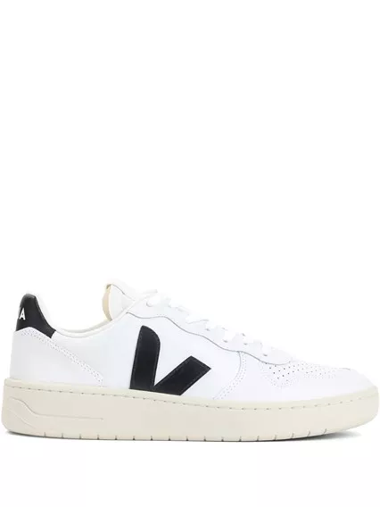 VEJA V-10 LEATHER - COD. VI0220738A EXTRA WHITE BLACK VEJA V-10 LEATHER - COD. VI0220738A EXTRA WHITE BLACK