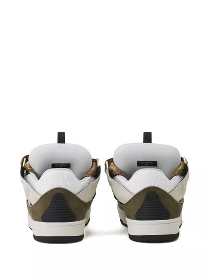 LANVIN curb sneakers - COD. FU SKDK12 BICO E25 0047 WHITE KHAKI LANVIN curb sneakers - COD. FU SKDK12 BICO E25 0047 WHITE KHAKI