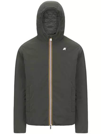 K-WAY jack plain warm - COD. K2136DW_UOMO WMR GREEN BLACKISH K-WAY jack plain warm - COD. K2136DW_UOMO WMR GREEN BLACKISH