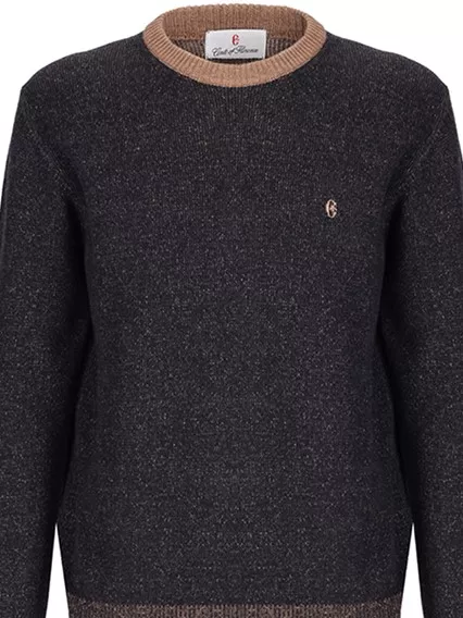 CONTE OF FLORENCE girocollo hintertux - COD. 6550196U 730 BLU SCURO CONTE OF FLORENCE girocollo hintertux - COD. 6550196U 730 BLU SCURO