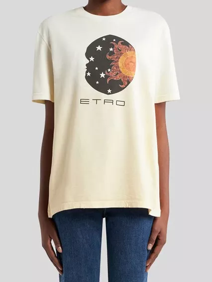 ETRO t-shirt multicolor con sole e stelle - COD. WRMA0005 AKB25 W4567 ETRO t-shirt multicolor con sole e stelle - COD. WRMA0005 AKB25 W4567