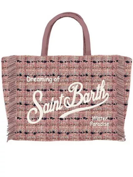 MC2 ST. BARTH hand bag with strap - COD. COLETTE TWEED 01324I 21 COL EMB MC2 ST. BARTH hand bag with strap - COD. COLETTE TWEED 01324I 21 COL EMB