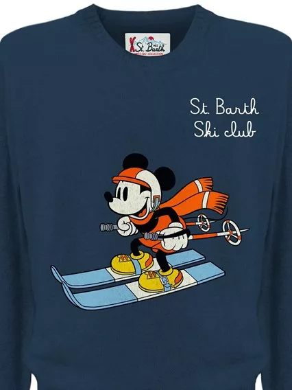 MC2 ST. BARTH KIDS crewneck sweater - COD. DOUGLAS 01791I MICKEY SKIER 61 EMB MC2 ST. BARTH KIDS crewneck sweater - COD. DOUGLAS 01791I MICKEY SKIER 61 EMB