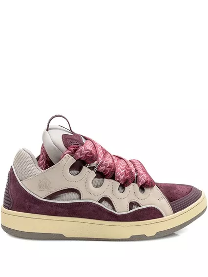 LANVIN curb sneakers - COD. FU SKDK12 BICO E25 0539 BEIGE BURGUNDY LANVIN curb sneakers - COD. FU SKDK12 BICO E25 0539 BEIGE BURGUNDY