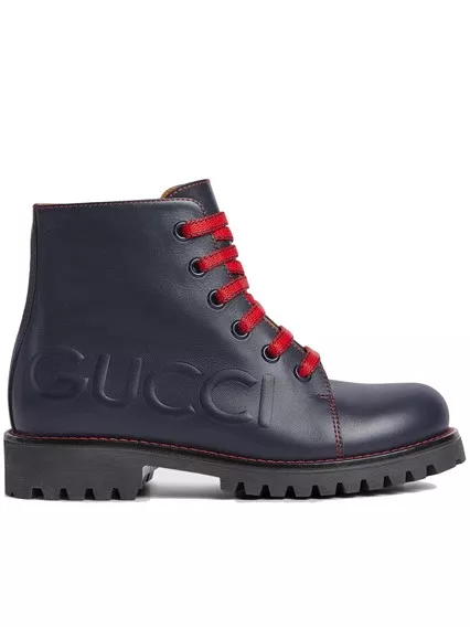 gucci kids unisex baby's ankle boots | Lorenzetti Boutique - GB