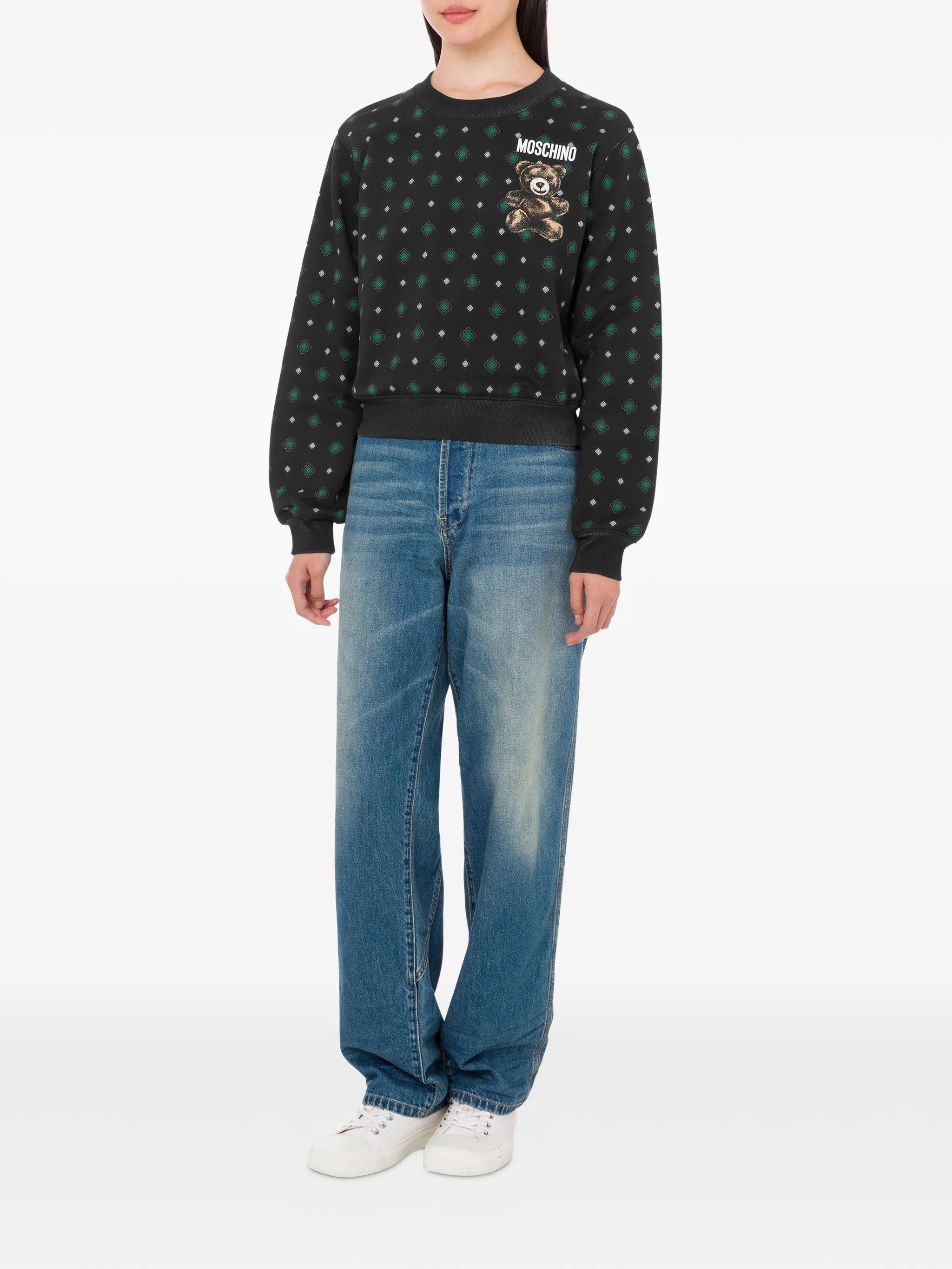 Moschino Organic cotton sweatshirt available on Lorenzetti