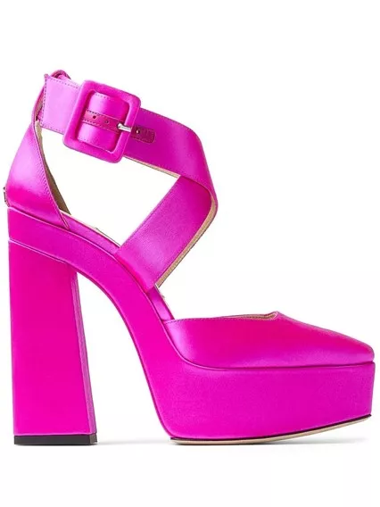 JIMMY CHOO Gian 140 - COD. GIAN 140 SAT FUCHSIA JIMMY CHOO Gian 140 - COD. GIAN 140 SAT FUCHSIA