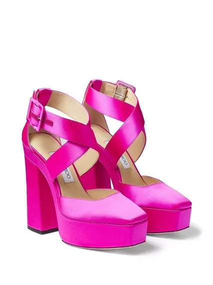 JIMMY CHOO Gian 140 - COD. GIAN 140 SAT FUCHSIA JIMMY CHOO Gian 140 - COD. GIAN 140 SAT FUCHSIA