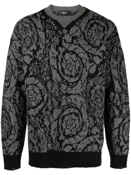 VERSACE Maglia Barocco - COD. 1013400 1A09516 1B000 NERO VERSACE Maglia Barocco - COD. 1013400 1A09516 1B000 NERO
