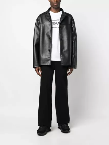 VERSACE T-shirt 90s Vintage Logo - COD. 1011694 1A08584 1W000 BIANCO OTTICO VERSACE T-shirt 90s Vintage Logo - COD. 1011694 1A08584 1W000 BIANCO OTTICO