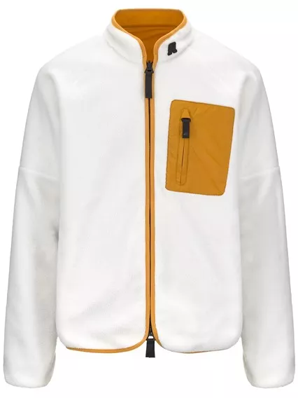 K-WAY BESSANS - COD. K8133KW_UOMO A00 WHITE G YELLOW INCA K-WAY BESSANS - COD. K8133KW_UOMO A00 WHITE G YELLOW INCA