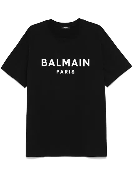 BALMAIN PARIS t-shirt - COD. EH1EG010 BB73 EAB NOIR BLANC BALMAIN PARIS t-shirt - COD. EH1EG010 BB73 EAB NOIR BLANC