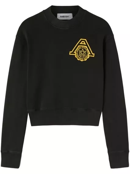 AMBUSH SCHOLARSHIP CROPPED SWEATER - COD. BWBA001S24JER001 1018 TAP SHOE Y AMBUSH SCHOLARSHIP CROPPED SWEATER - COD. BWBA001S24JER001 1018 TAP SHOE Y