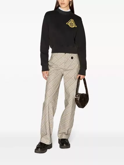 AMBUSH SCHOLARSHIP CROPPED SWEATER - COD. BWBA001S24JER001 1018 TAP SHOE Y AMBUSH SCHOLARSHIP CROPPED SWEATER - COD. BWBA001S24JER001 1018 TAP SHOE Y